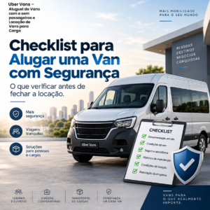 Checklist para Alugar uma Van com Segurança O Que Verificar Antes de Fechar a Locação