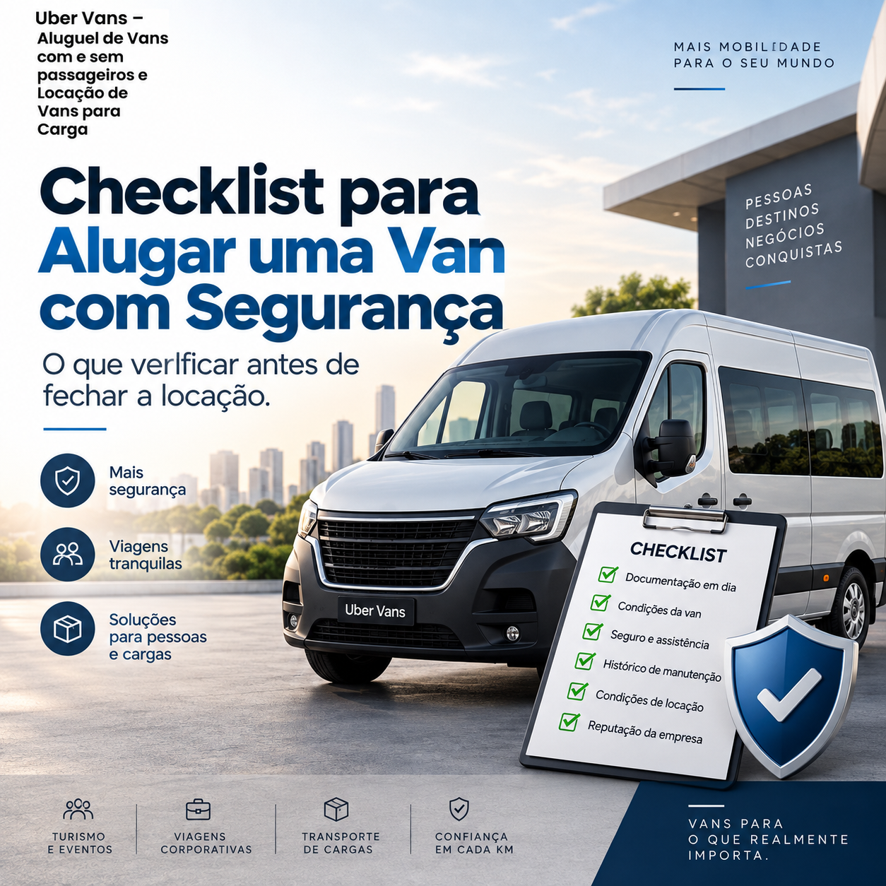 Checklist para Alugar uma Van com Segurança O Que Verificar Antes de Fechar a Locação